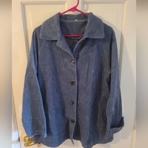Blue corduroy jacket